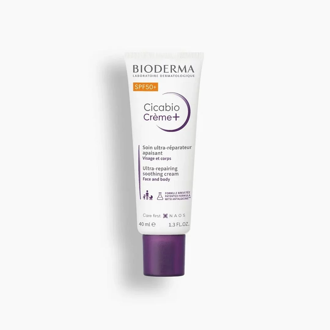 BIODERMA CICABIO CREME+ SPF50+ SOIN ULTRA REPARATEUR APAISANT 40ML