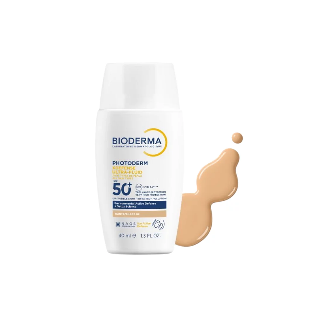 BIODERMA PHOTODERM XDEFENSE ULTRAFLUID SPF50+ TEINTE 02 40ML