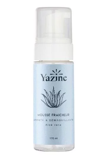 YAZINE MOUSSE LAVANTE FRAICHEUR CONCOMBRE & ALOE VERA 170ML