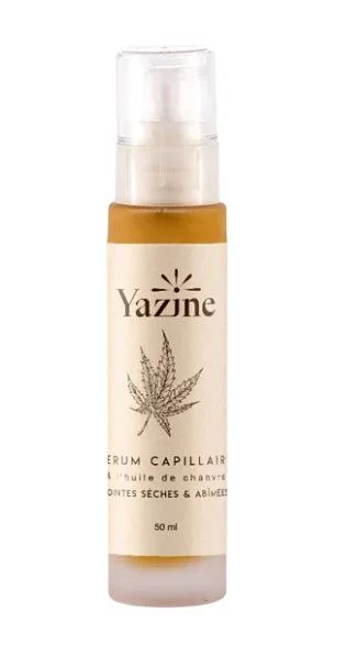 YAZINE SERUM CAPILLAIRE NOURRISSANT À L'HUILE DE CHANVRE 50ML