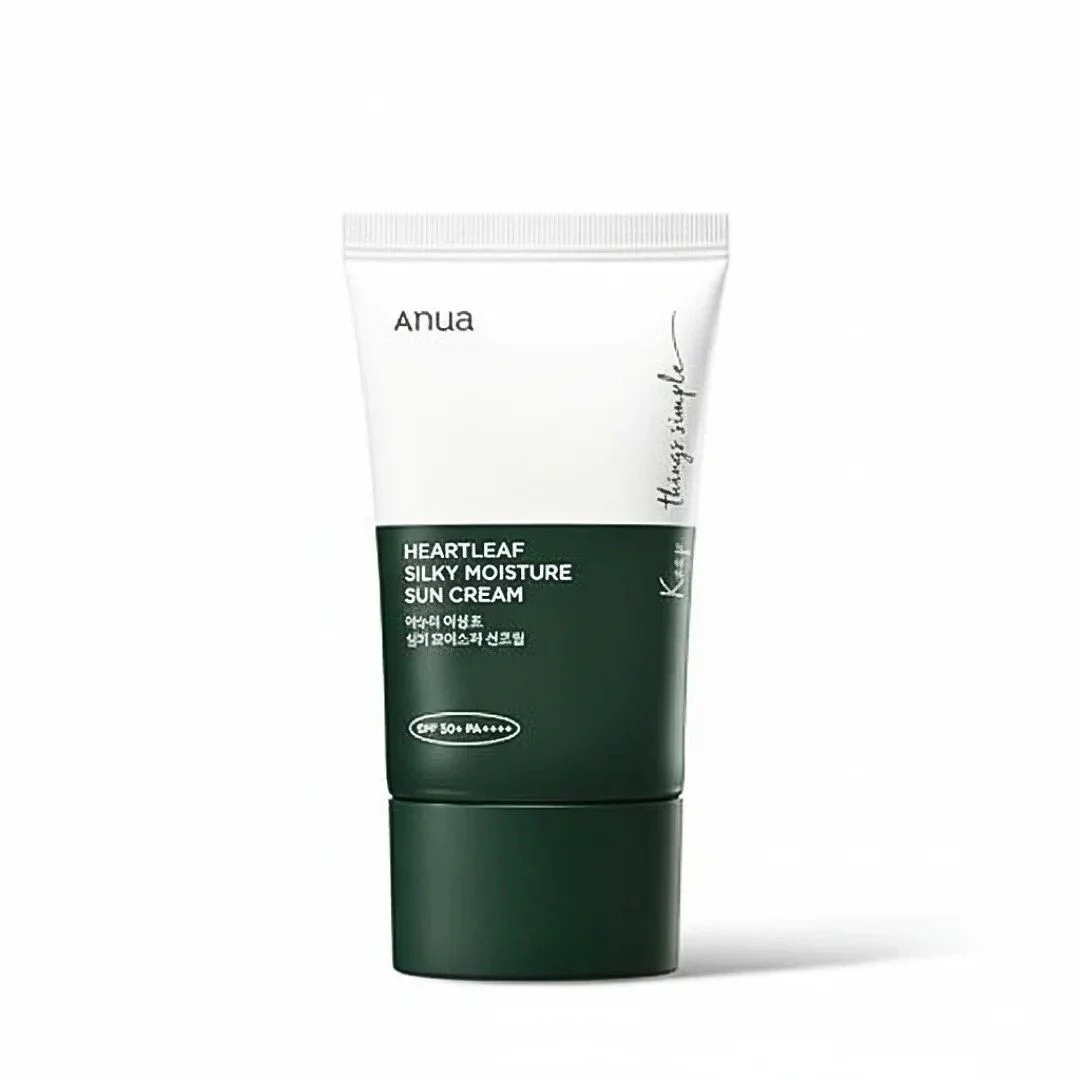 ANUA HEARTLEAF SILKY MOISTURE SUN CREAL SPF50+ 50ML