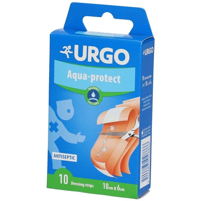 URGO AQUA PROTECT 10CM*6CM BOITE DE10