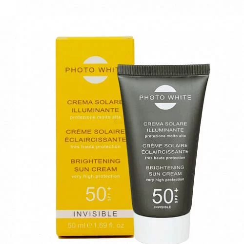 M&D PHOTO WHITE CREME SOLAIRE ECLAIRCISSANTE INVISIBLE SPF50+ 50ML