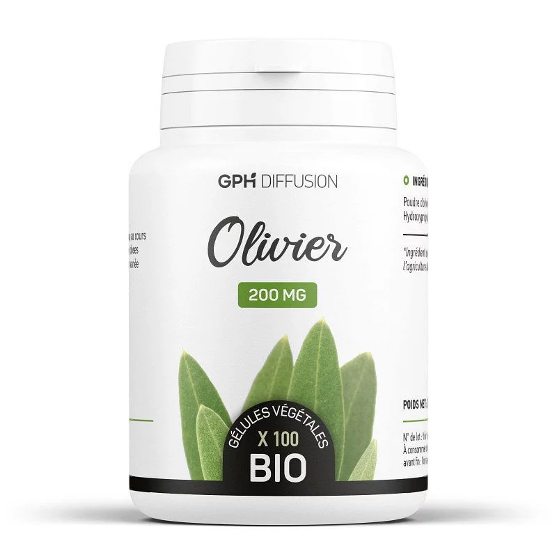 GPH OLIVIER FEUILLE BIO 200MG BOITE DE 200 GELULES