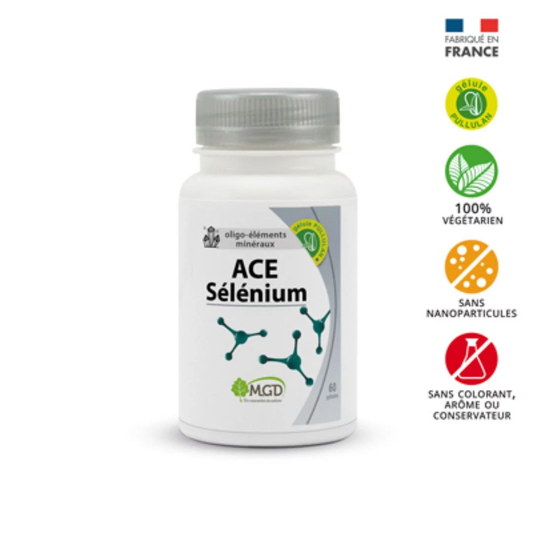 Mgd Ace Selenium Boite De 60 Gelules