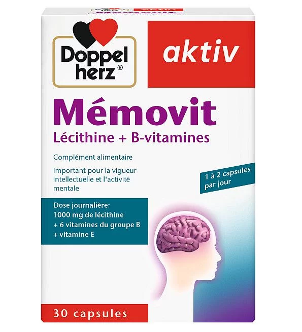 DOPPEL HERZ AKTIV MEMOVIT BOITE DE 30 CAPSULES