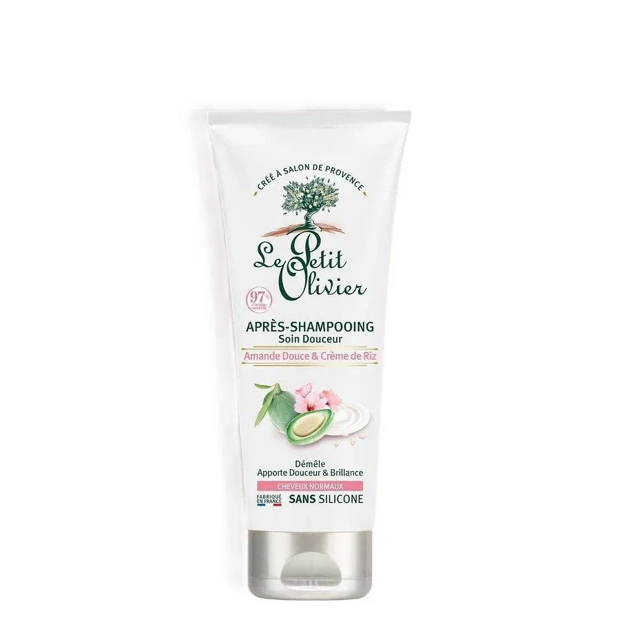 LE PETIT OLIVIER APRES SHAMPOOING DOUCEUR AMANDE DOUCE ET CREME DE RIZ 200ML