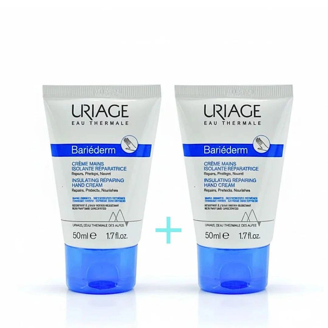 Uriage Duo Bariederm Creme Mains Isolante 2*50ml