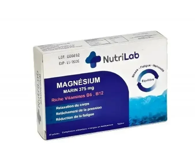 NUTRILAB MAGNESIUM BOITE DE 30 GELULES 
