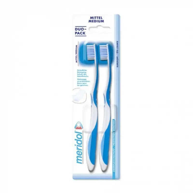 MERIDOL BROSSE A DENTS MEDIUM BOITE DE 2