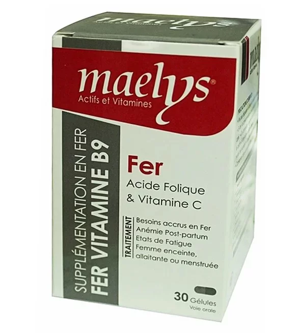 MAELYS FER BOITE DE 30 GELULES