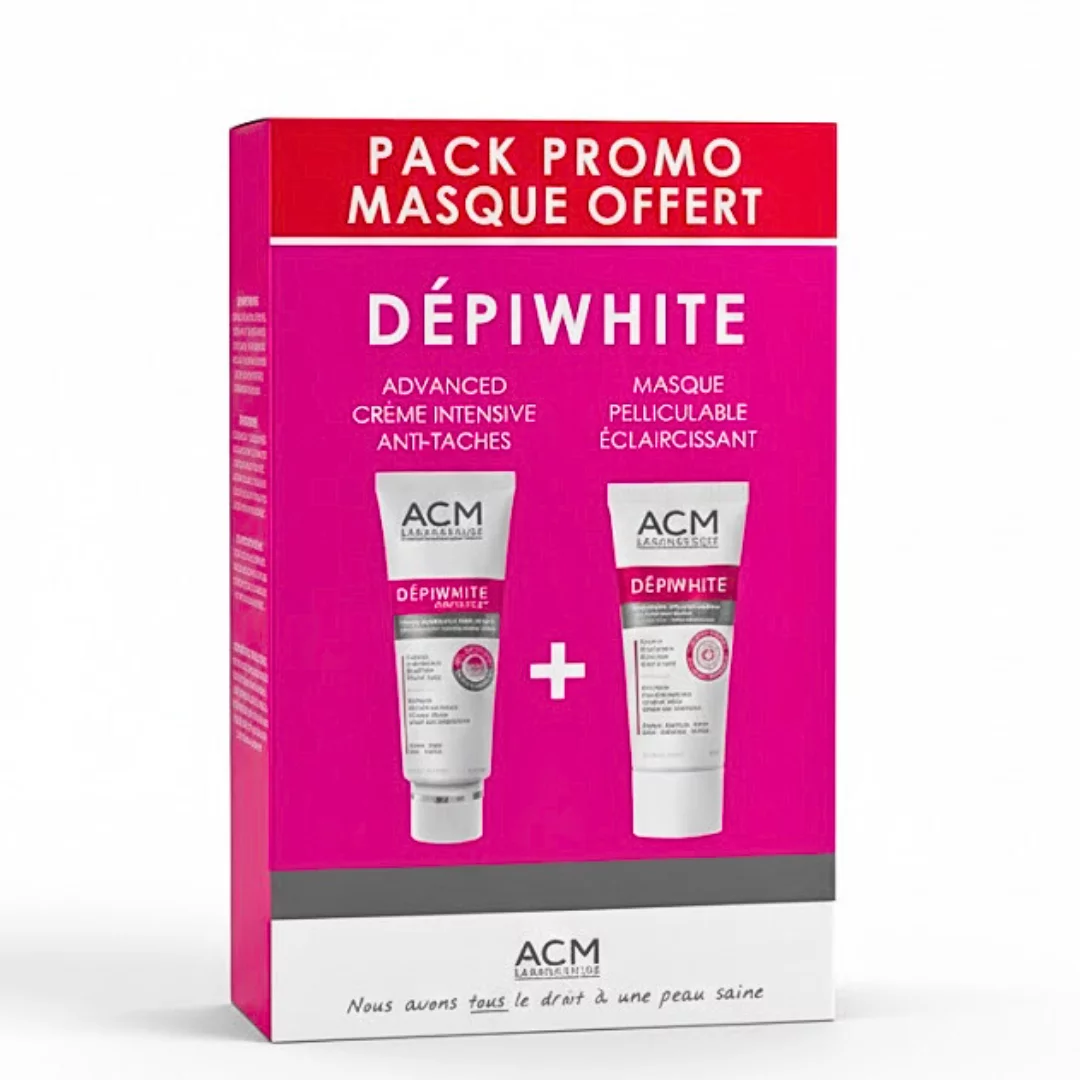 ACM PACK DEPIWHITE ADVANCED CREME INTENSIVE ANTI-TACHES 40ML + DEPIWHITE MASQUE PELLICULABLE 40ML 
