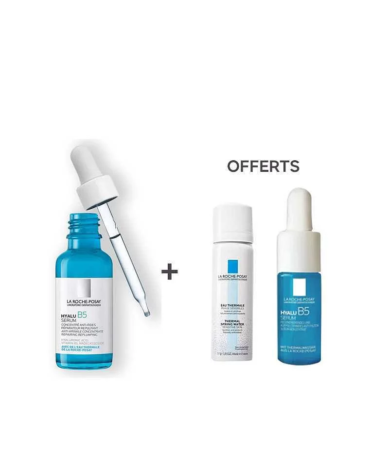 LA ROCHE POSAY PACK HYALU B5 SERUM 30ML + HAYLU B5 SERUM 10ML + EAU THERMALE 50ML