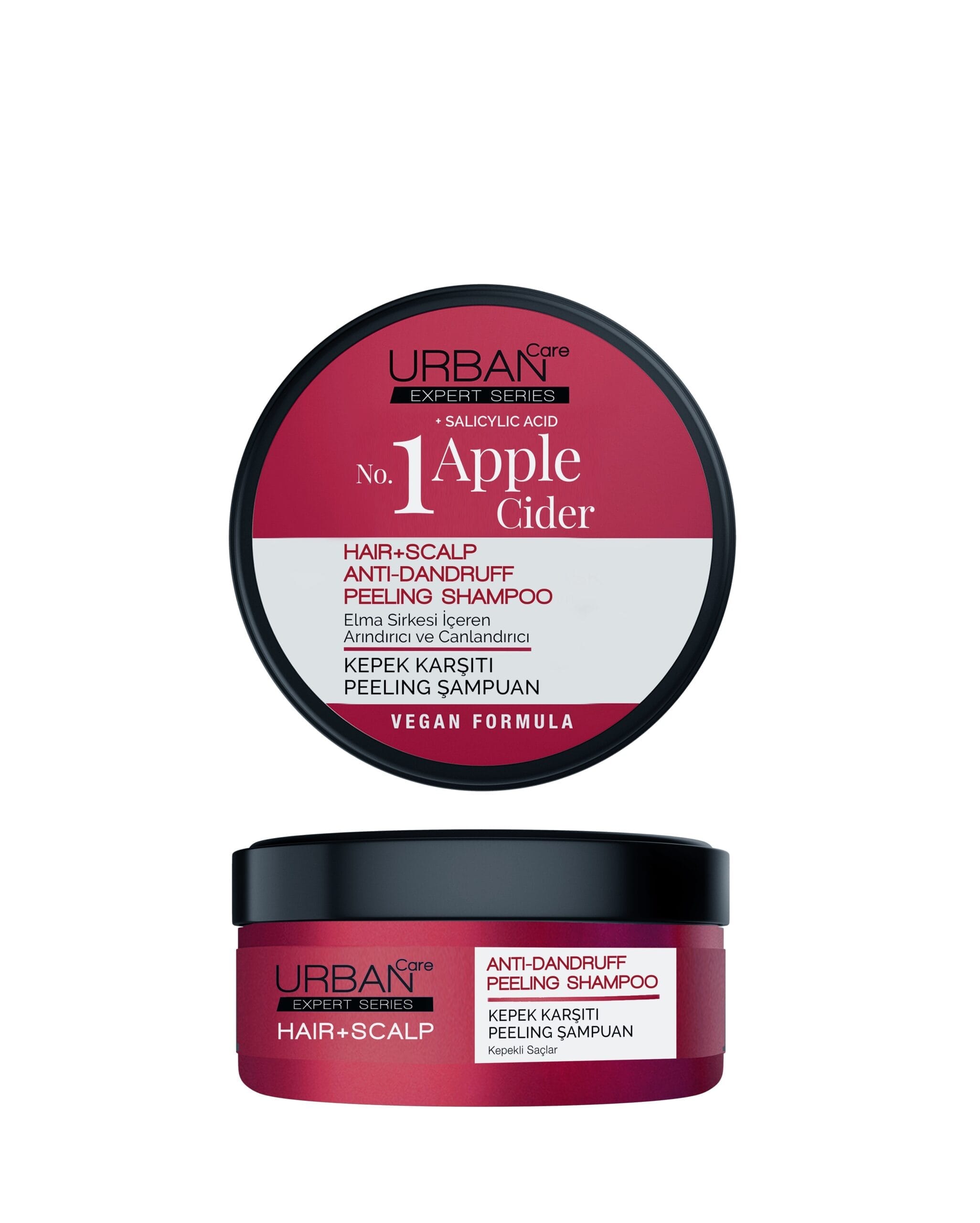 URBAN CARE NO 1 APPLE CIDER HAIR + SCALP ANTI-DANDRUFF PEELING SHAMPOO 200G