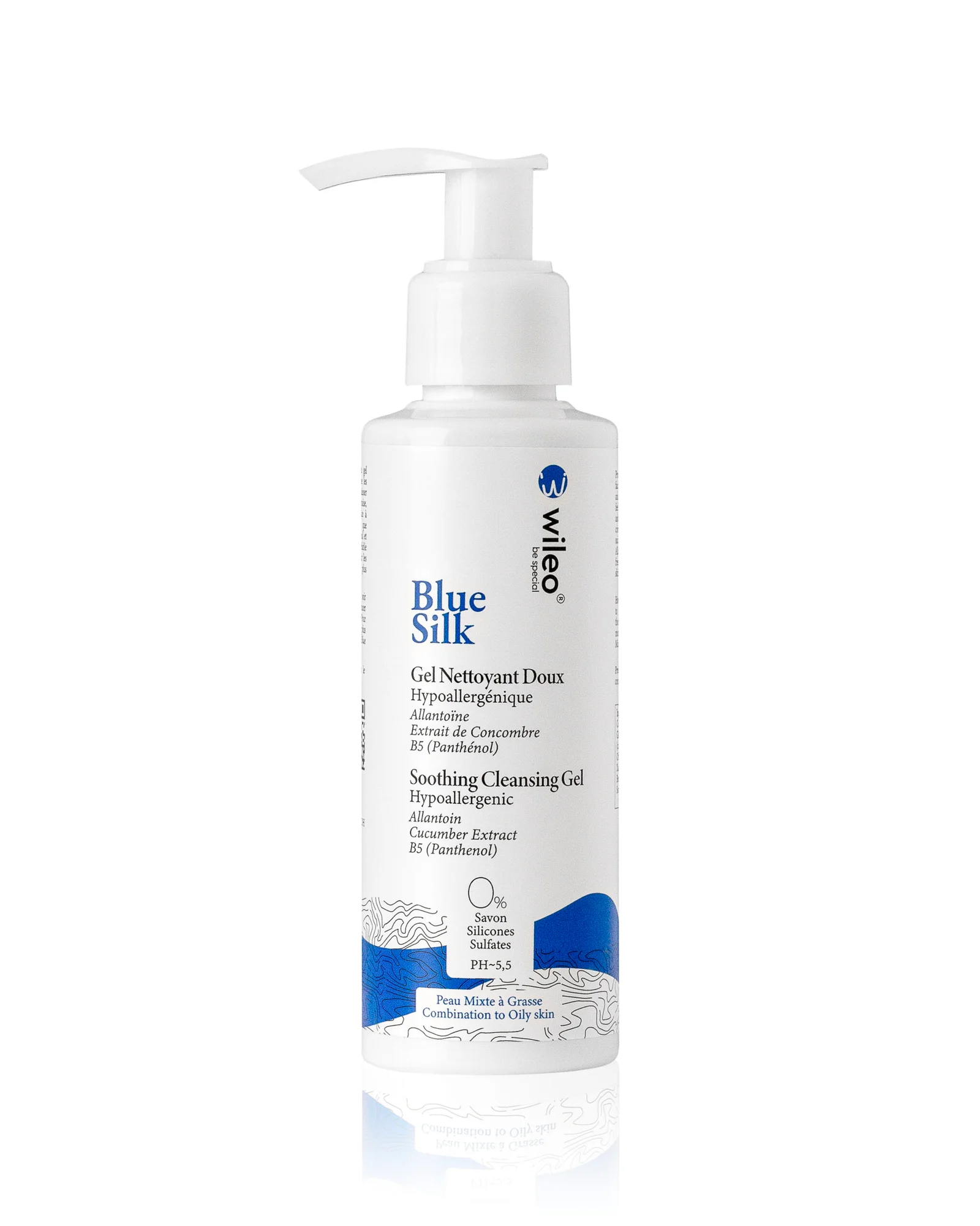 WILEO BLUE SILK GEL NETTOYANT DOUX 125ML
