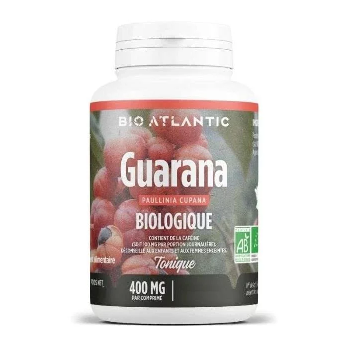 GPH DIFFUSION GUARANA BIO 400MG BOITE DE 120 COMPRIMES