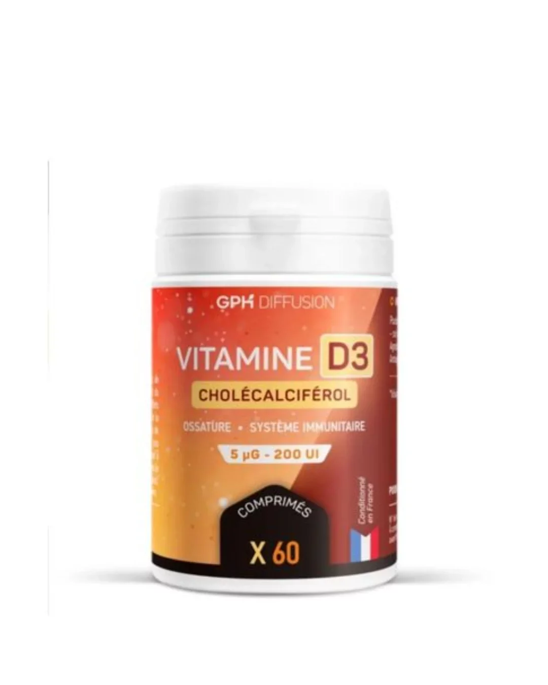 GPH DIFFUSION VITAMINE D BOITE DE 60 COMPRIMES