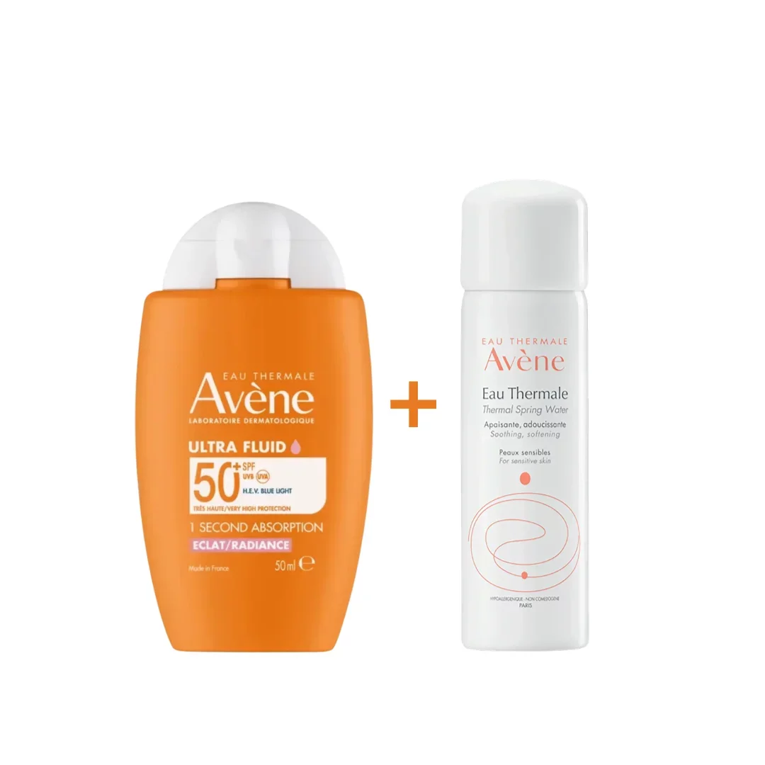 AVENE PACK ECRAN FLUIDE SPF50+ 50ML + EAU THERMALE 50ML OFFERT