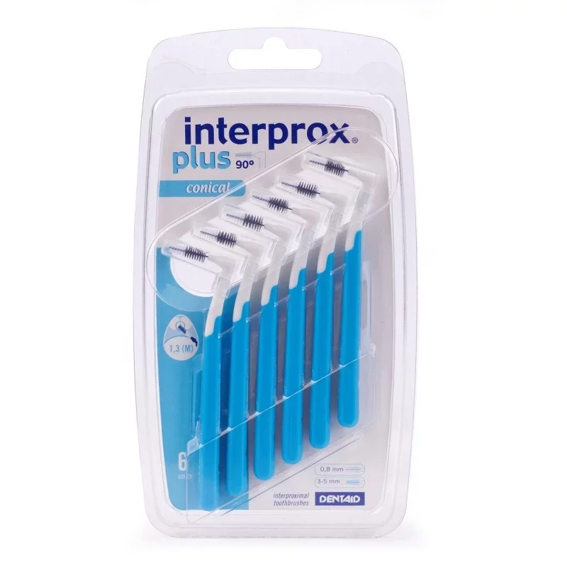 INTERPROX PLUS 2G CONICAL 0.8MM 1.3 BOITE DE 6