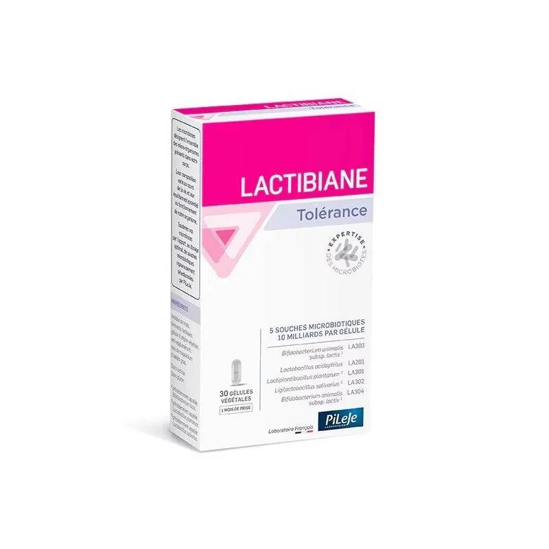 PILEJE LACTIBIANE TOLERANCE BOITE DE 30 GELULES