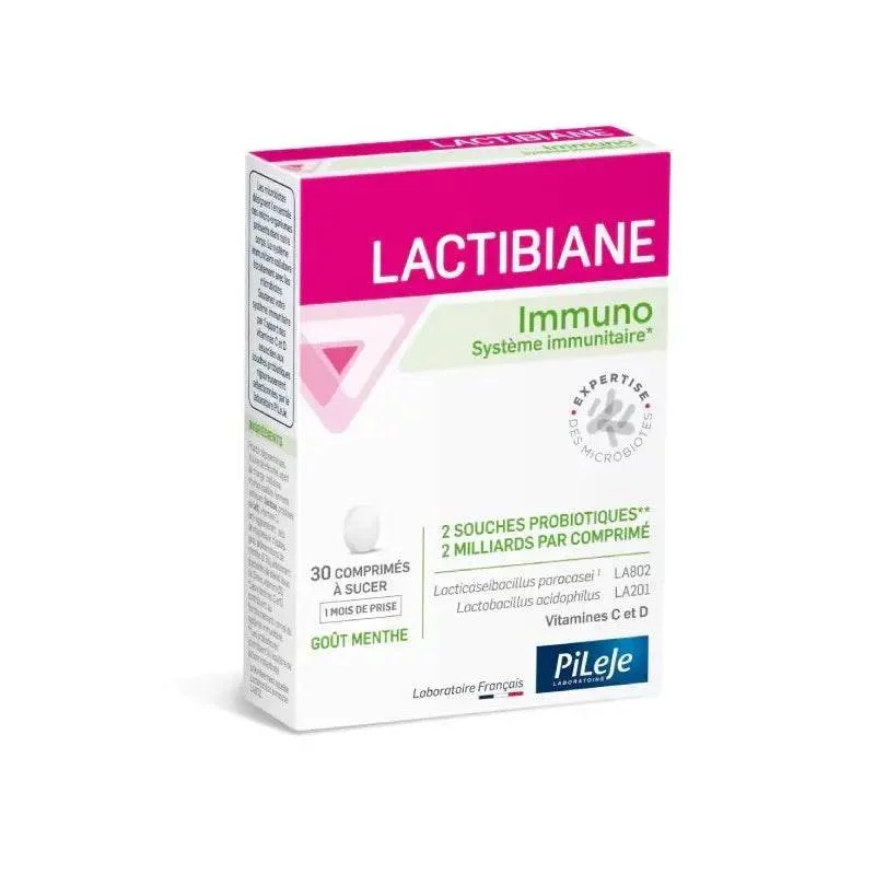 PILEJE LACTIBIANE IMMUNO BOITE DE 30 COMPRIMES A SUCER
