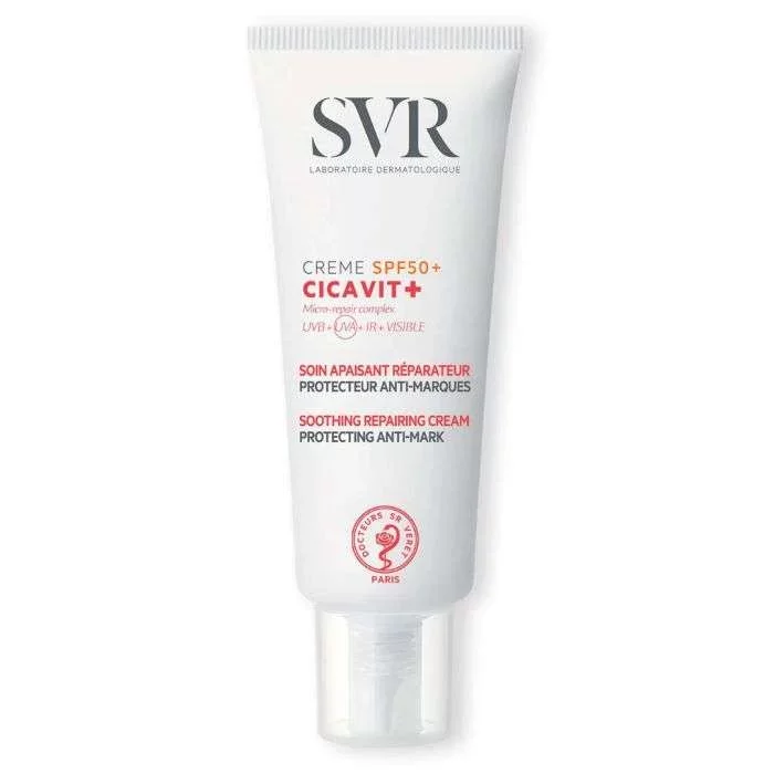 SVR CICAVIT+ CREME SPF50+ SOIN APAISANT REPARATEUR PROTECTEUR EN ANTI-MARQUES 40ML
