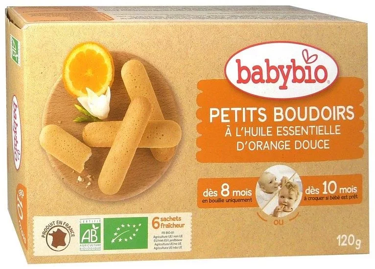 BABYBIO PETITS BOUDOIRS 120G