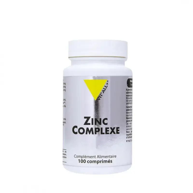 VITALL+ COMPLEX ZINC 20MG BOITE DE 100 GELULES