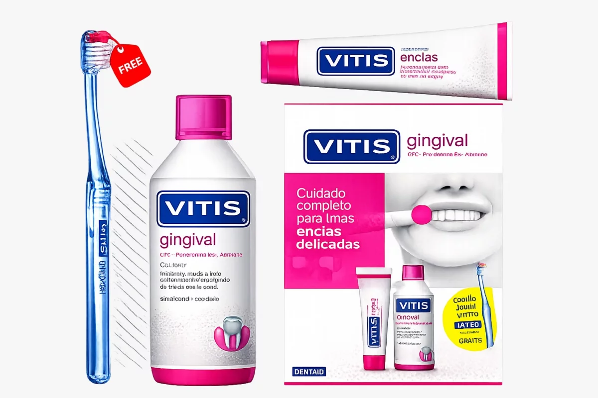 VITIS PACK GINGIVAL BAIN DE BOUCHE 500ML + DENTIFRICE + BROSSE A DENTS