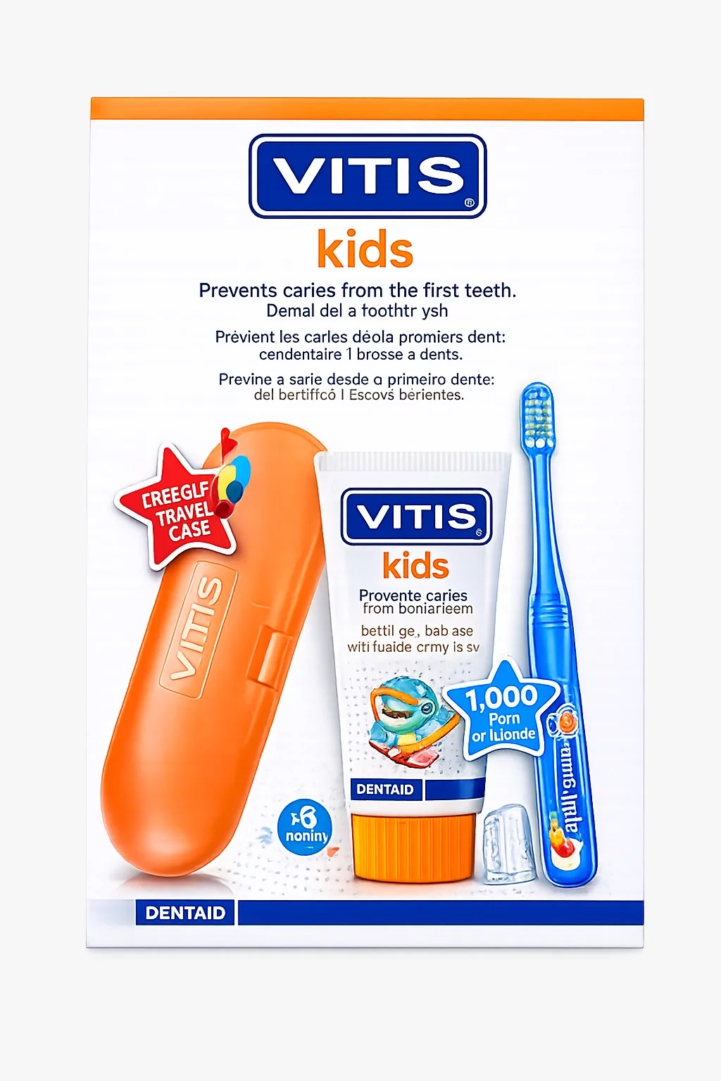VITIS PACK KIDS BROSSE A DENTS + DENTIFRICE 50ML + CASE VOYAGE