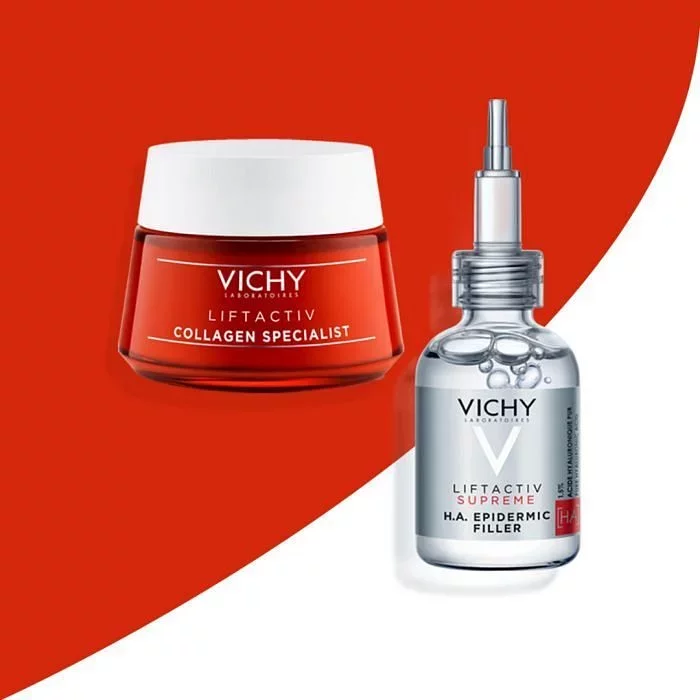 VICHY PACK LIFTACTIV SERUM HA + COLLAGEN 15ML + MINERAL 89 10ML