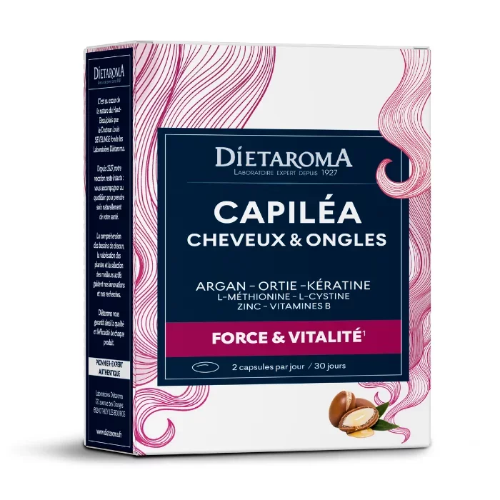 DIETAROMA CAPILEA FORTI CHEVEUX ET ONGLES BIO BOITE DE 60 CAPSULES