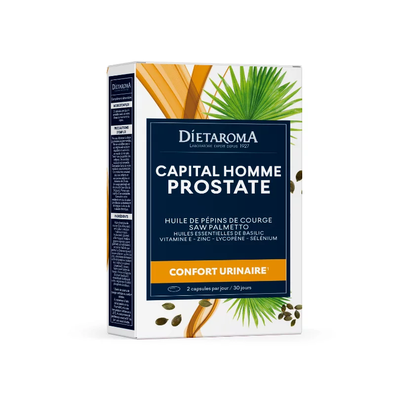DIETAROMA CAPITAL HOMME PROSTATE BOITE DE 60 COMPRIMES