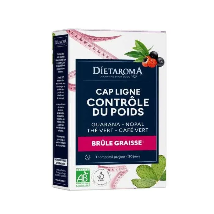 DIETAROMA CAPLIGNE BRULE GRAISSE BOITE DE 30 COMPRIMES 