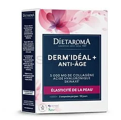 DIETAROMA DERM'IDEAL + ANTI-AGE ELASTICITE DE LA PEAU BOITE DE 20 AMPOULES