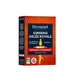 DIETAROMA GINSENG ET GELEE ROYALE 10ML BOITE DE 20 AMPOULES