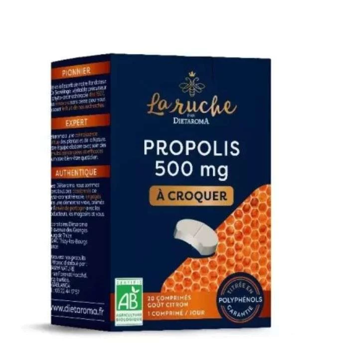 DIETAROMA LA RUCHE PROPOLIS ULTRA BOITE DE 20 COMPRIMES A CROQUER