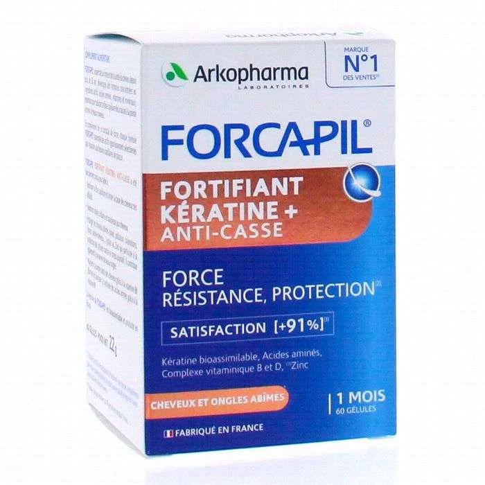 FORCAPIL FORTIFIANT KERATINE BOITE DE 60 GELULES