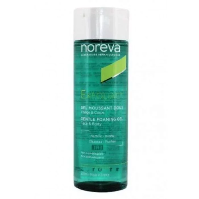NOREVA EXFOLIAC GEL MOUSSANT DOUX VISAGE ET CORPS 200ML