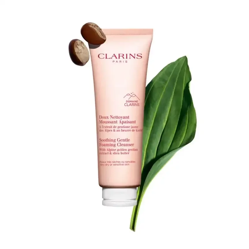 CLARINS DOUX NETTOYANT MOUSSANT APAISANT PEAU TRES SECHE OU SENSIBLE 125ML