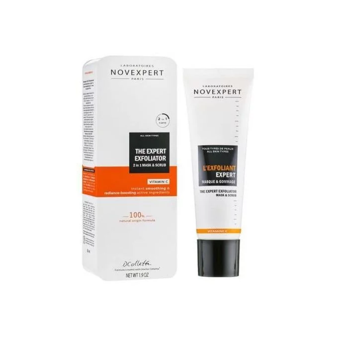 NOVEXPERT L'EXFOLIANT EXPERT 2 EN 1 MASQUE ET GOMMAGE 50ML