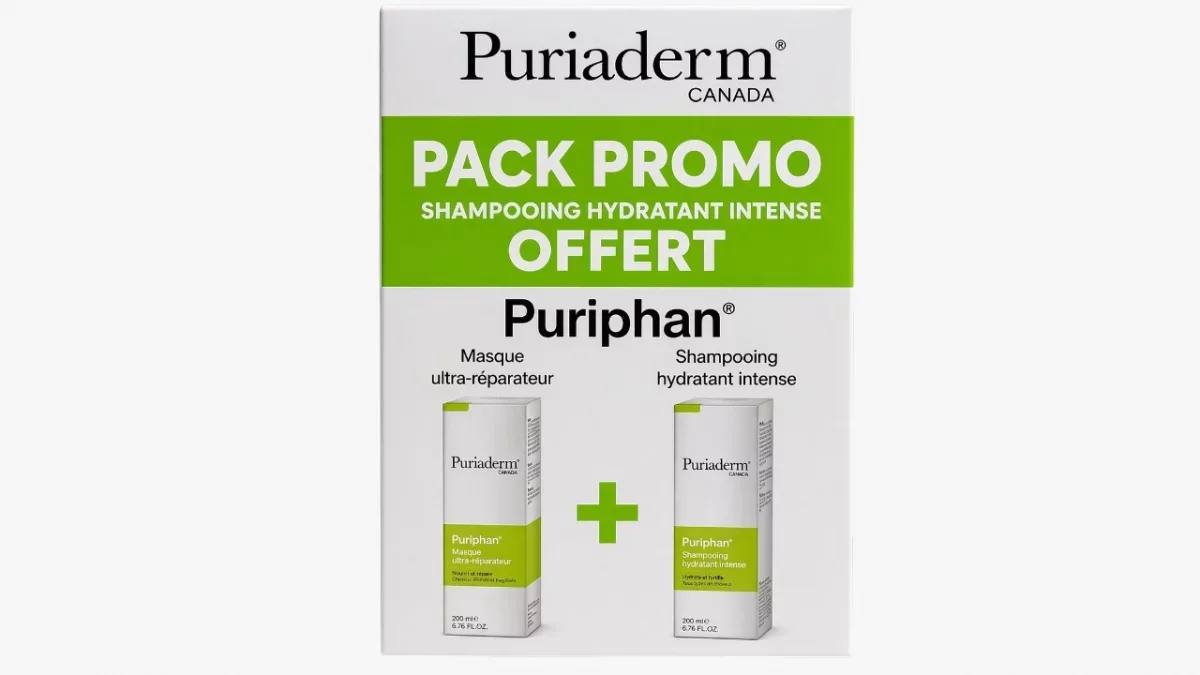 PURIADERM PACK PURIPHAN MASQUE ULTRA-REPARATEUR 200ML + PURIPHAN SHAMPOOING HYDRATANT 200ML