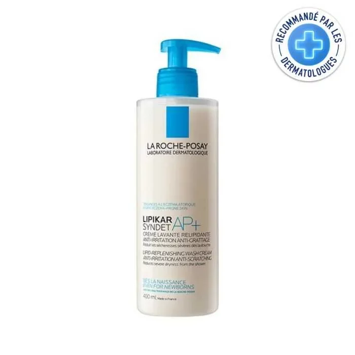 LA ROCHE POSAY LIPIKAR SYNDET AP+ CREME LAVANTE PEAU SECHE ET ECZEMA ATOPIQUE 400ML