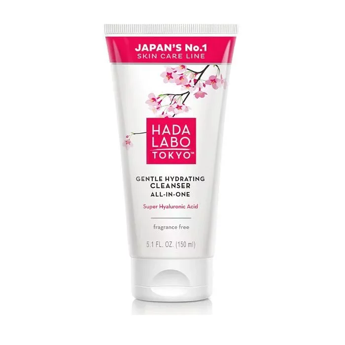 HADA LABO TOKYO JAPAN'S N°1 SKIN CARE LINE GENTLE HYDRATING CLEANSER ALL-IN-ONE 150ML