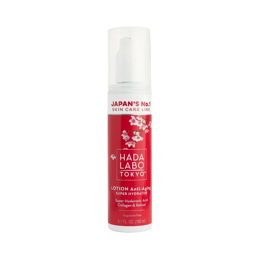 HADA LABO TOKYO JAPAN'S N°1 SKIN CARE LINE LOTION ANTI-AGE SUPER HYDRATANTE SUPER HYALURONIC ACID COLLAGEN RETINOL 150ML