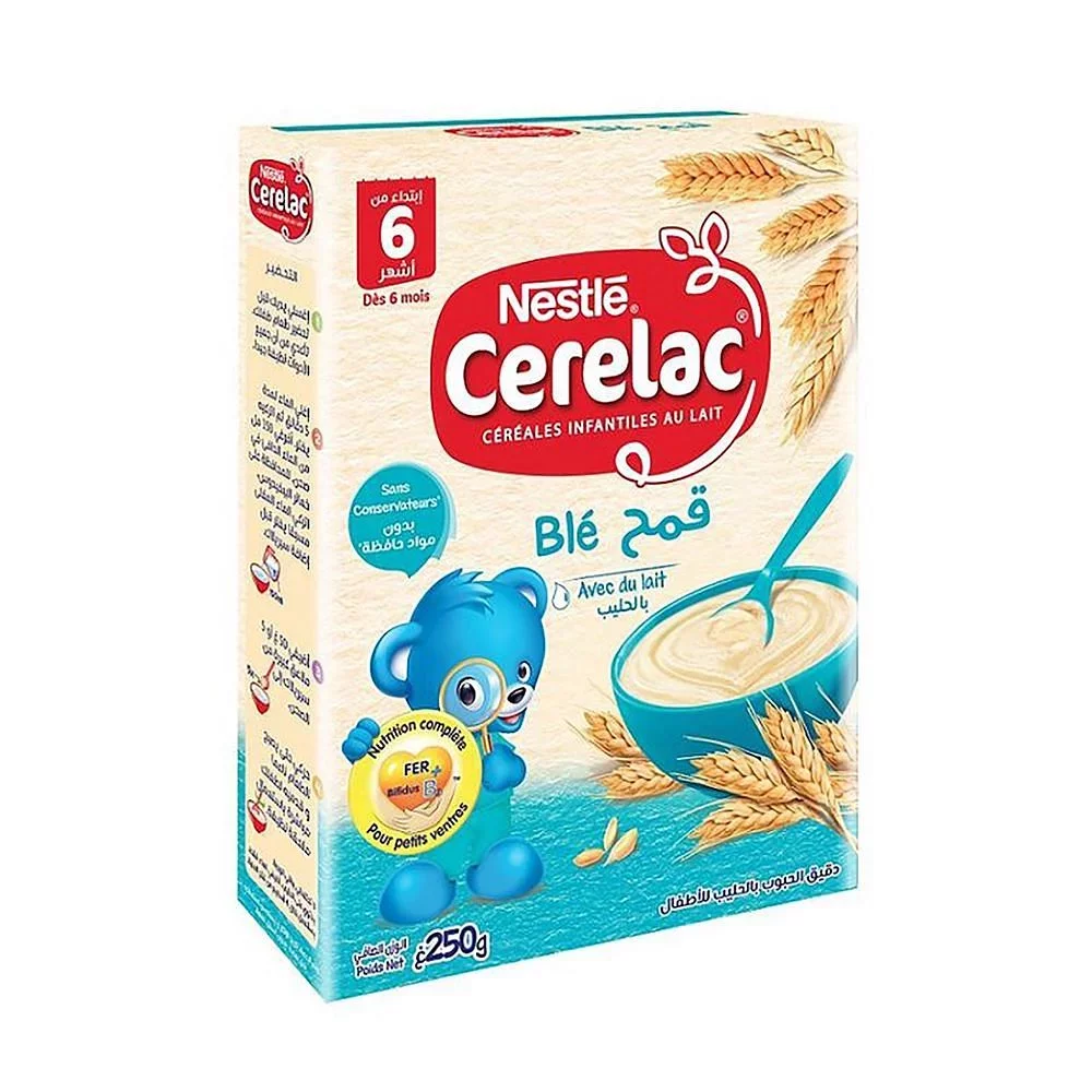 CERELAC BLE AVEC DU LAIT 500G GRAND MODELE