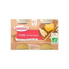 BABYBIO PETIT POT POIRE BOITE DE 2*130G