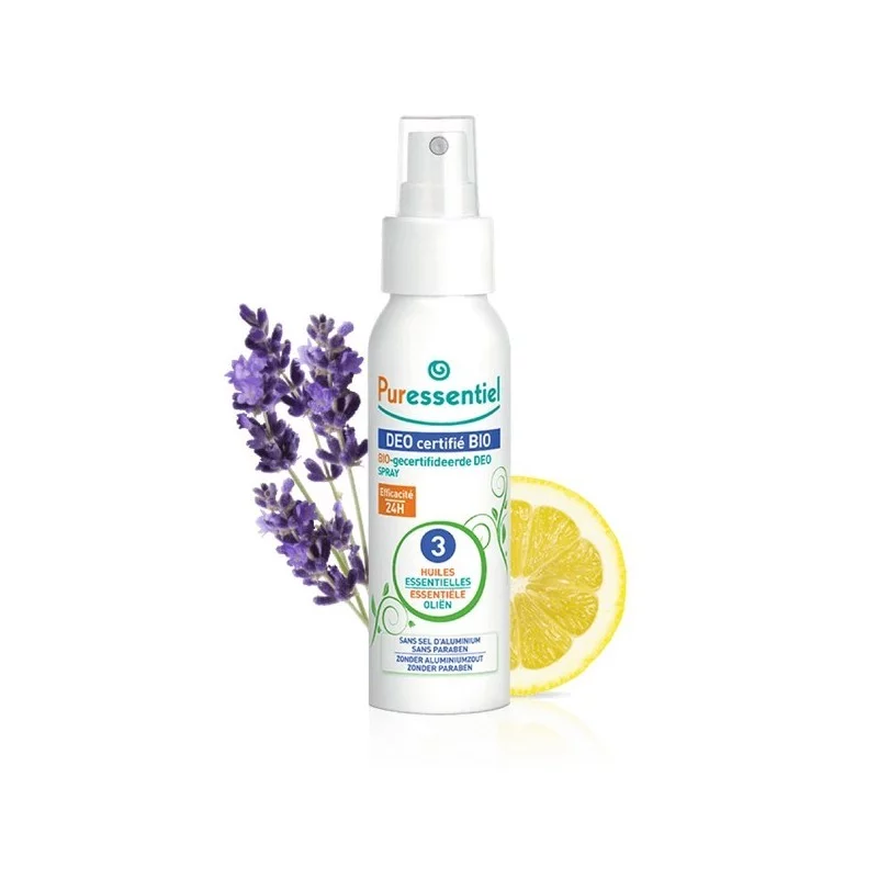 PURESSENTIEL DEODORANT BIO SPRAY 50ML