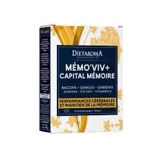 DIETAROMA MEMO'VIV CAPITAL MEMOIRE BOITE DE 60 COMPRIMES