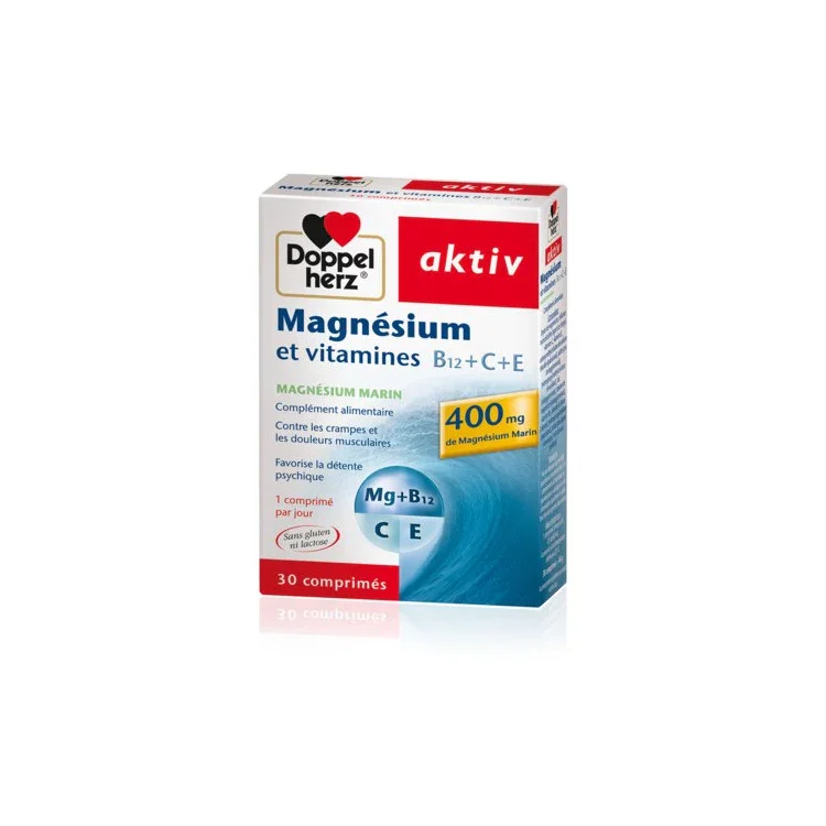 DOPPEL HERS AKTIV MAGNESIUM BOITE DE 30 COMPRIMES